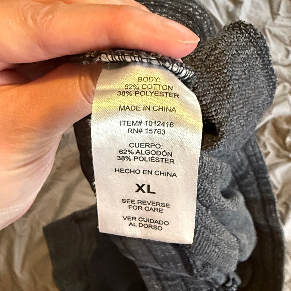 Champion Black and Grey Striped Jogger Pant XL - Picture 6 of 7